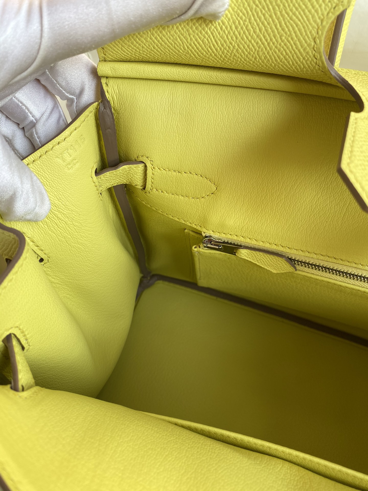 Hermes Birkin 30CM Epsom Leather Handbag Jaune Poussin